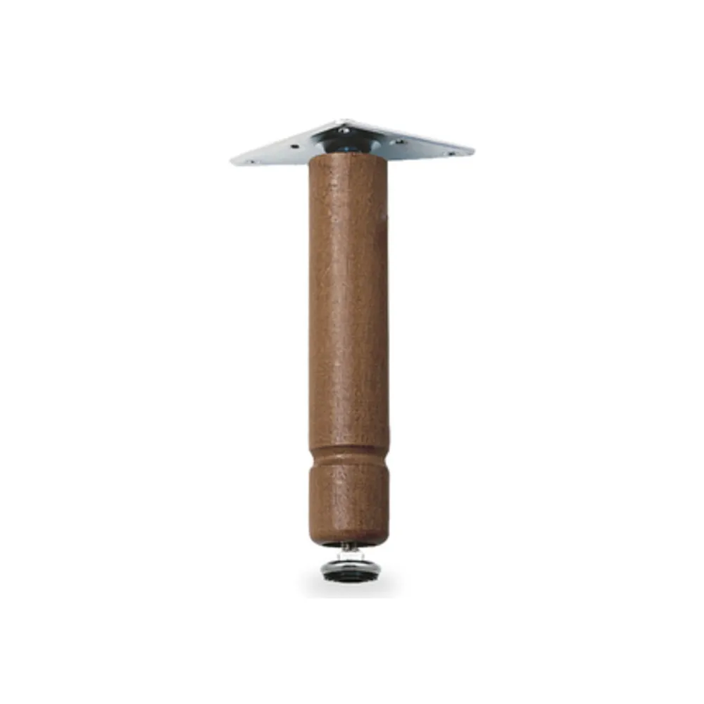 PIEDINO LEGNO PIASTRA MOBILE 200 MM NOCE* (8 PIEDINO LEGNO PIASTRA MOBILE 200 MM NOCE* (8