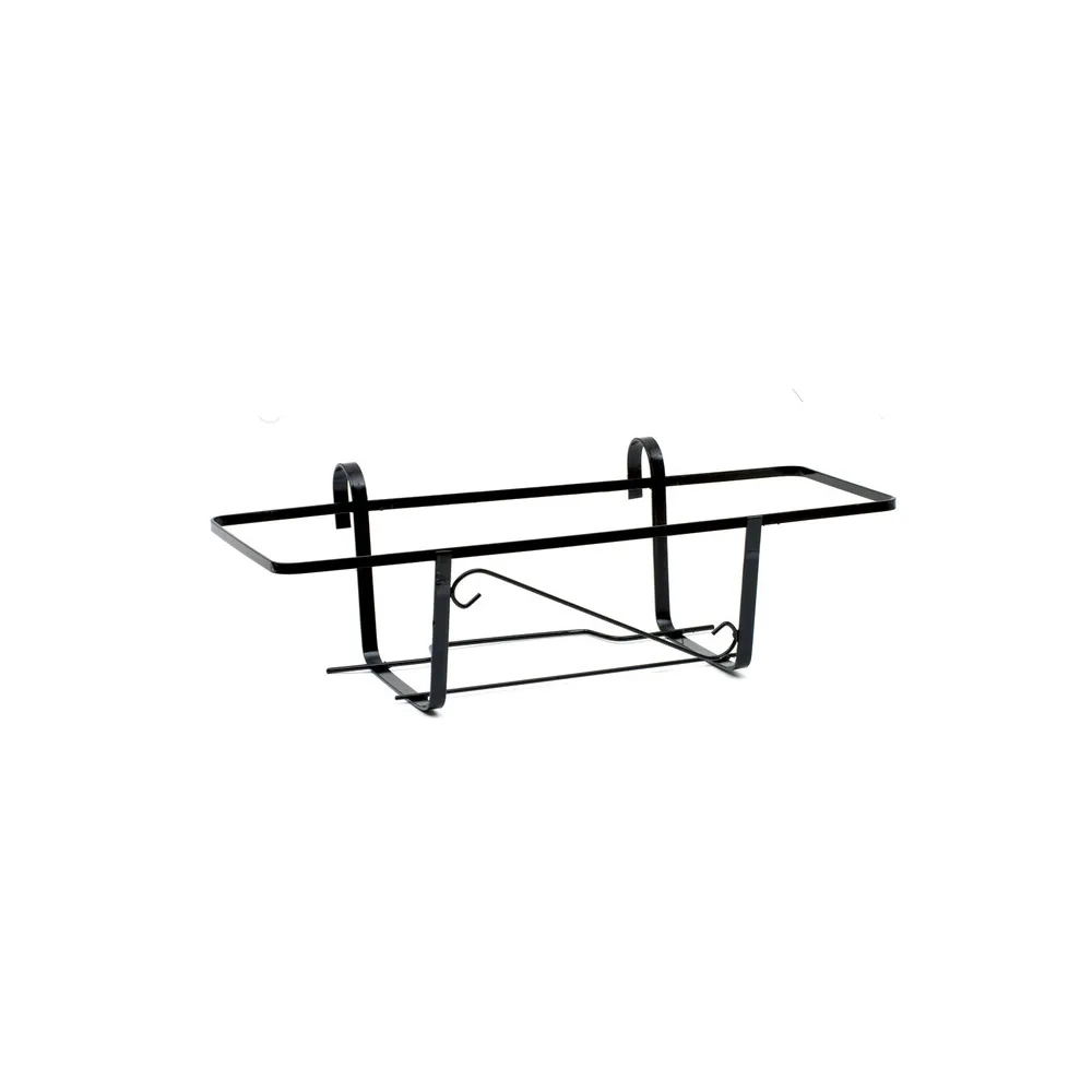 FIORIERA DA BALCONE TIPO NAPOLI 40 CM NERO (5 FIORIERA DA BALCONE TIPO NAPOLI 40 CM NERO (5