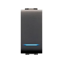 LIFE 4013 DEVIATORE UNIPOLARE ILLUMIN.LE GRIGIO (12