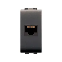 LIFE 4083 PRESA TELEFONICA RJ45 PLUG 8/8 GRIGIO ANT (6