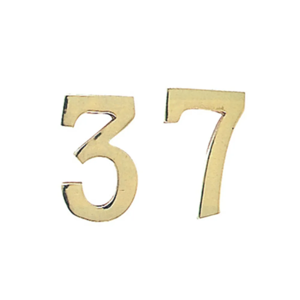 NUMERO CIVICO 4 IN OTTONE 100 MM (10