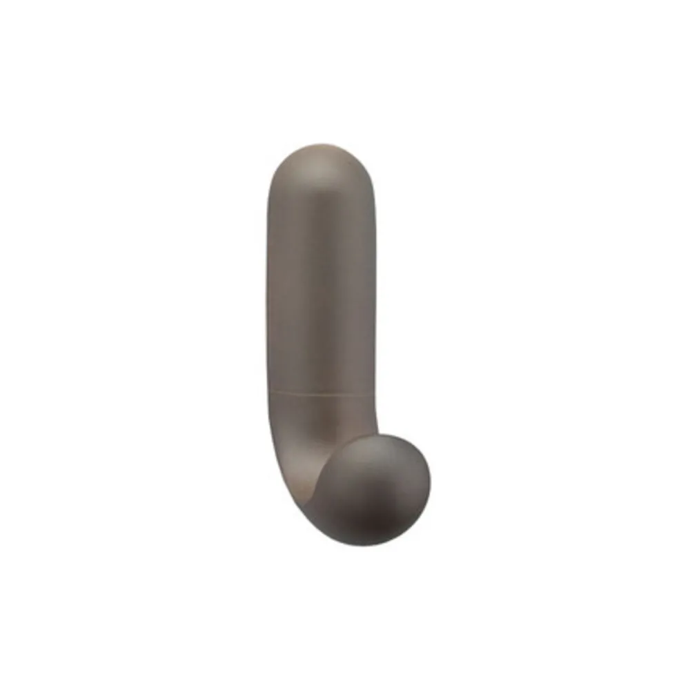 GANCIO ADESIVO J INOFIX 1 POSTO MARRONE (6 GANCIO ADESIVO J INOFIX 1 POSTO MARRONE (6