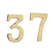 NUMERO CIVICO 7 IN OTTONE 100 MM (10