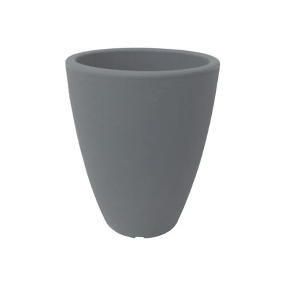 VASO ADONE ROUND D 30XH38 CM GRIGIO VASO ADONE ROUND D 30XH38 CM GRIGIO
