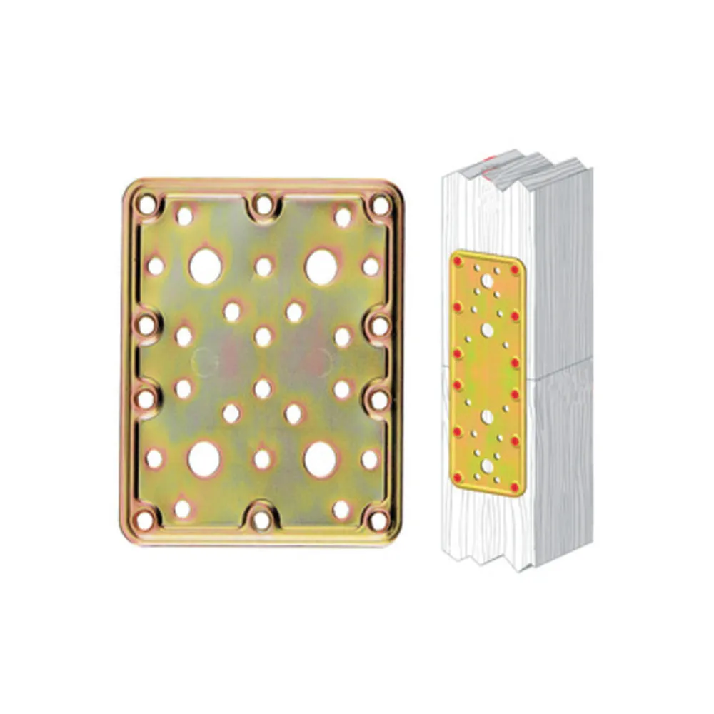 PIASTRA 776 DIRITTA ACCIAIO TROPIC 100X 80 MM (25