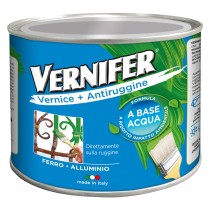 VERNICE ANTIRUGGINE BASE ACQUA 'VERNIFER' Ml. 500 - verde bosco brill.(4606)