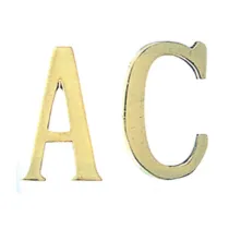 LETTERA C IN OTTONE 75 CM (10