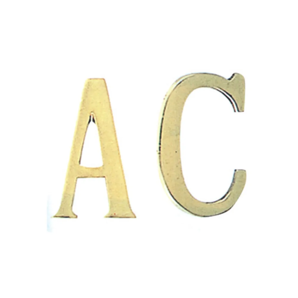 LETTERA C IN OTTONE 75 CM (10 LETTERA C IN OTTONE 75 CM (10