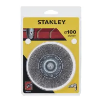 PIRANHA STANLEY STA36010 (X36010) SPAZZOLA ACCIAIO CIRCOL. D.100
