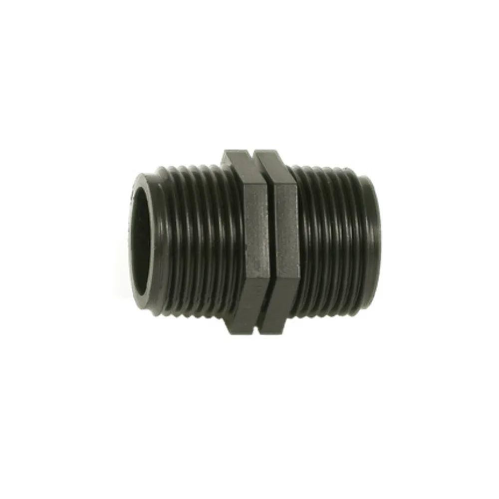 RACCORDO POLIPROP NIPPLO 3/4 X 3/4* (50 RACCORDO POLIPROP NIPPLO 3/4 X 3/4* (50