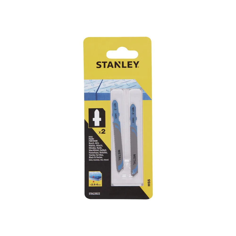 PIRANHA STANLEY STA22022 (X22023) 2 LAME METALLO T/GROSSO ATT.A T