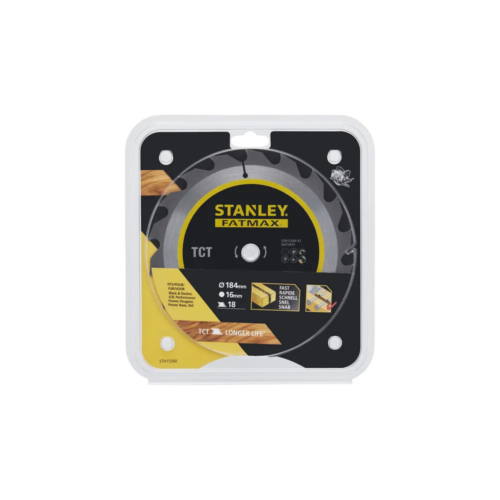 PIRANHA STANLEY STA15360 (X15360) LAMA CIRCOLARE HI-TECH TCT MM.184