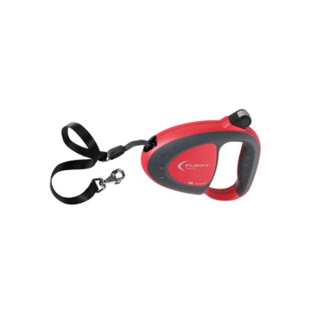 GUINZAGLIO P/CANI FLIPPY ONE TAPE LARGE ROSSO
