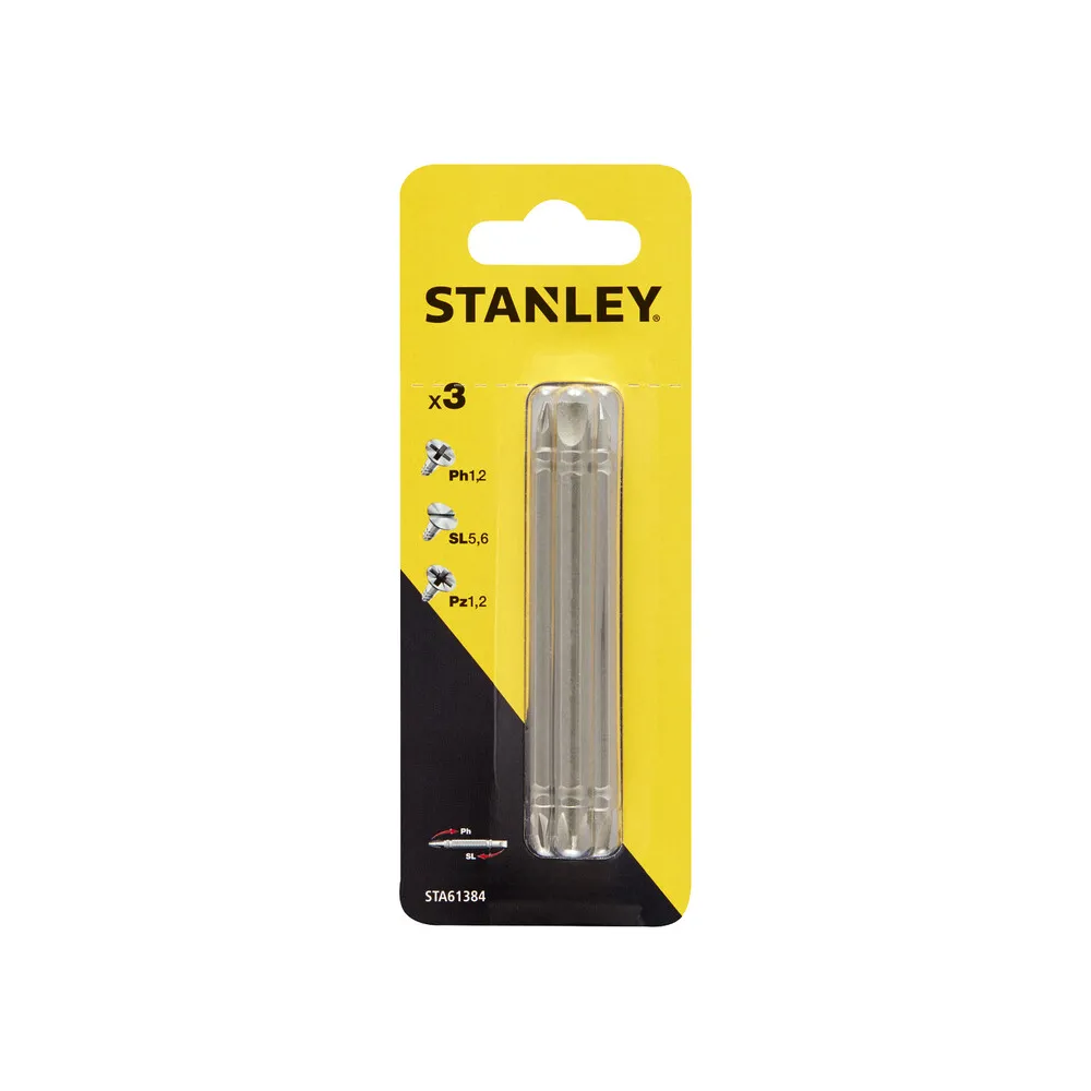 PIRANHA STANLEY STA61384 (X61384) 3 INSERTI DOPPI MM.86 ASS.
