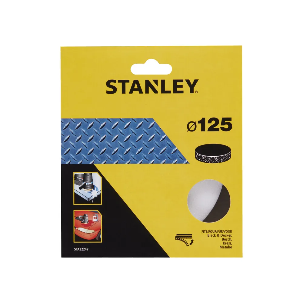 PIRANHA STANLEY STA32247 (X32247) TAMPONE P/ROTORBITALE D125