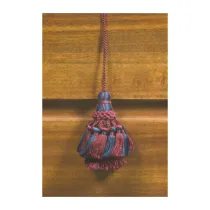 FIOCCO P/CHIAVI CM.9 BLU E BORDO (6