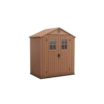 CASETTA KETER DARWIN EFF LEGNO 2 PORTE BROWN 190X122X221