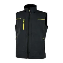 U-POWER GILET SATURN NERO/GIALLO TG. XL