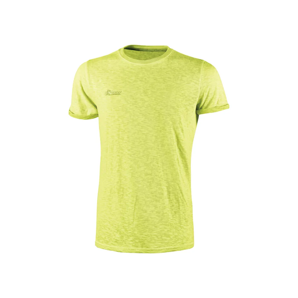 U-POWER T-SHIRT FLUO GIALLO TG.  M