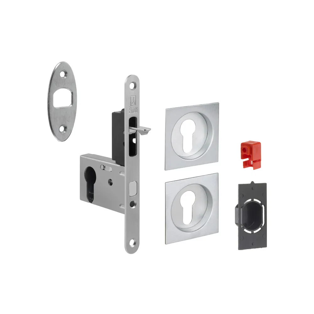 KIT MANIGLIE QUADRO PORTA SCORR C/CHIAVE EASY G500T BCO KIT MANIGLIE QUADRO PORTA SCORR C/CHIAVE EASY G500T BCO