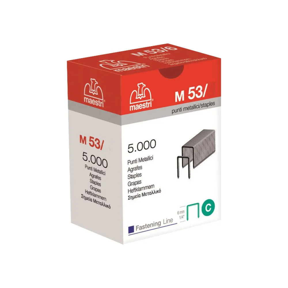 MAESTRI PUNTI SPILLATRICE ART. M 53/10 DA 5000 PZ MAESTRI PUNTI SPILLATRICE ART. M 53/10 DA 5000 PZ