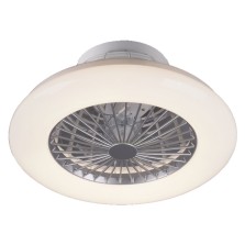 VENTILATORE A SOFFITTO / PLAFONIERA 'STRALSUND' Ø cm. 50 x h.16 - potenza luce 26