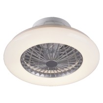 VENTILATORE A SOFFITTO / PLAFONIERA 'STRALSUND' Ø cm. 50 x h.16 - potenza luce 26