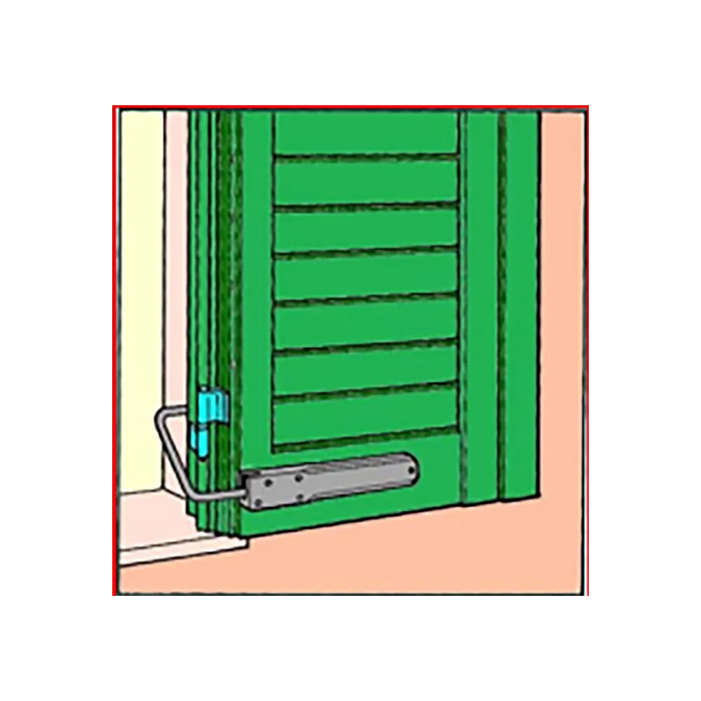 FERMA PERSIANA ABS 20X253X157 MM MOLLA INOX NER (12