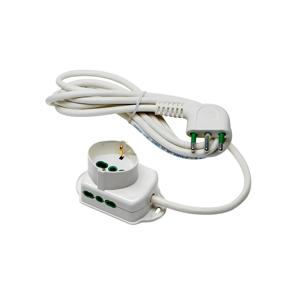 FME 42.107 MULTIPRESA 2P BIP+1BIP/SCHUKO TRIAX 3 M FME 42.107 MULTIPRESA 2P BIP+1BIP/SCHUKO TRIAX 3 M