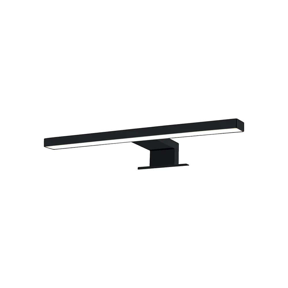 APPLIQUE DA BAGNO LED 30 CM NERO LAMPO APPLIQUE DA BAGNO LED 30 CM NERO LAMPO
