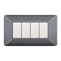 PLACCA EASY MATIX GRIGIO CHIARO 4P