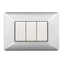 PLACCA EASY MATIX ALLUMINIO CHIARO 3P (10