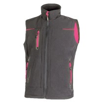 GILET 'UNIVERSE LADY' taglia S - colore grey fucsia