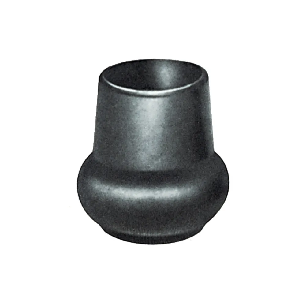 BL SOTTOPIEDE P/TUBO A PERA 40 MM NERO 4 PZ (4