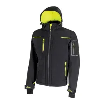 U-POWER GIACCONE SPACE NERO-GIALLO TG.   L