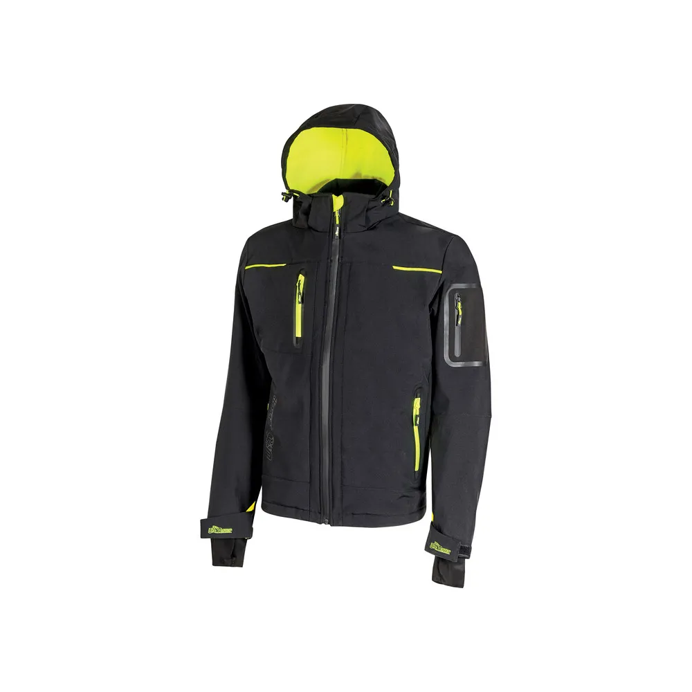 U-POWER GIACCONE SPACE NERO-GIALLO TG. L U-POWER GIACCONE SPACE NERO-GIALLO TG. L
