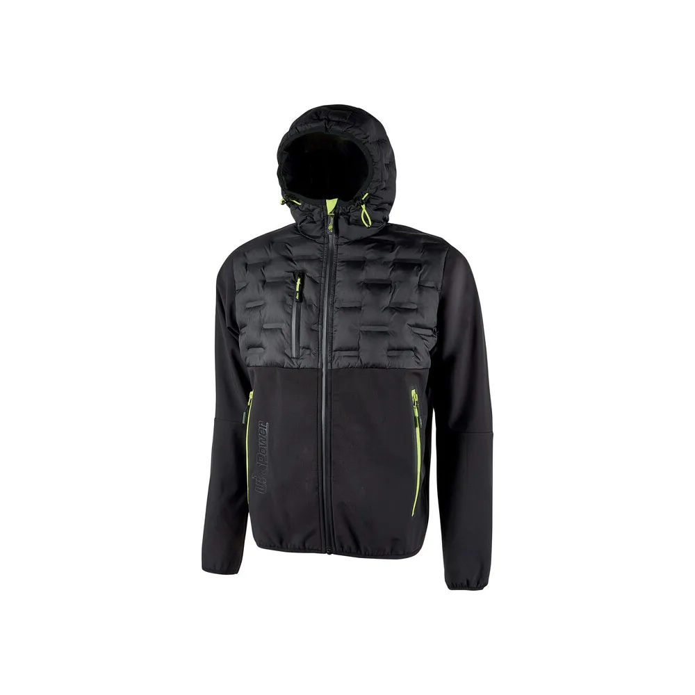 U-POWER GIACCONE SPOCK NERO-GIALLO TAGLIA XL U-POWER GIACCONE SPOCK NERO-GIALLO TAGLIA XL