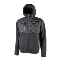U-POWER GIACCONE SPOCK GRIGIO-VERDE TAGLIA XL
