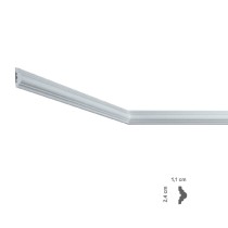 CORNICE DECORATIVA PER SOFFITTO mod. I803 - mm 11 x  24