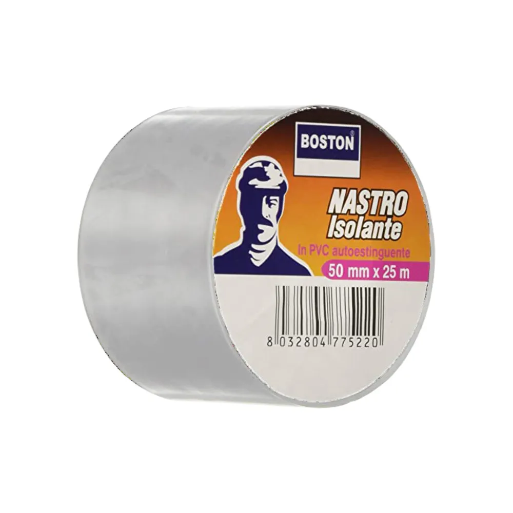 BOSTON NASTRO ISOLANTE BIANCO 50MMX25M (3 BOSTON NASTRO ISOLANTE BIANCO 50MMX25M (3