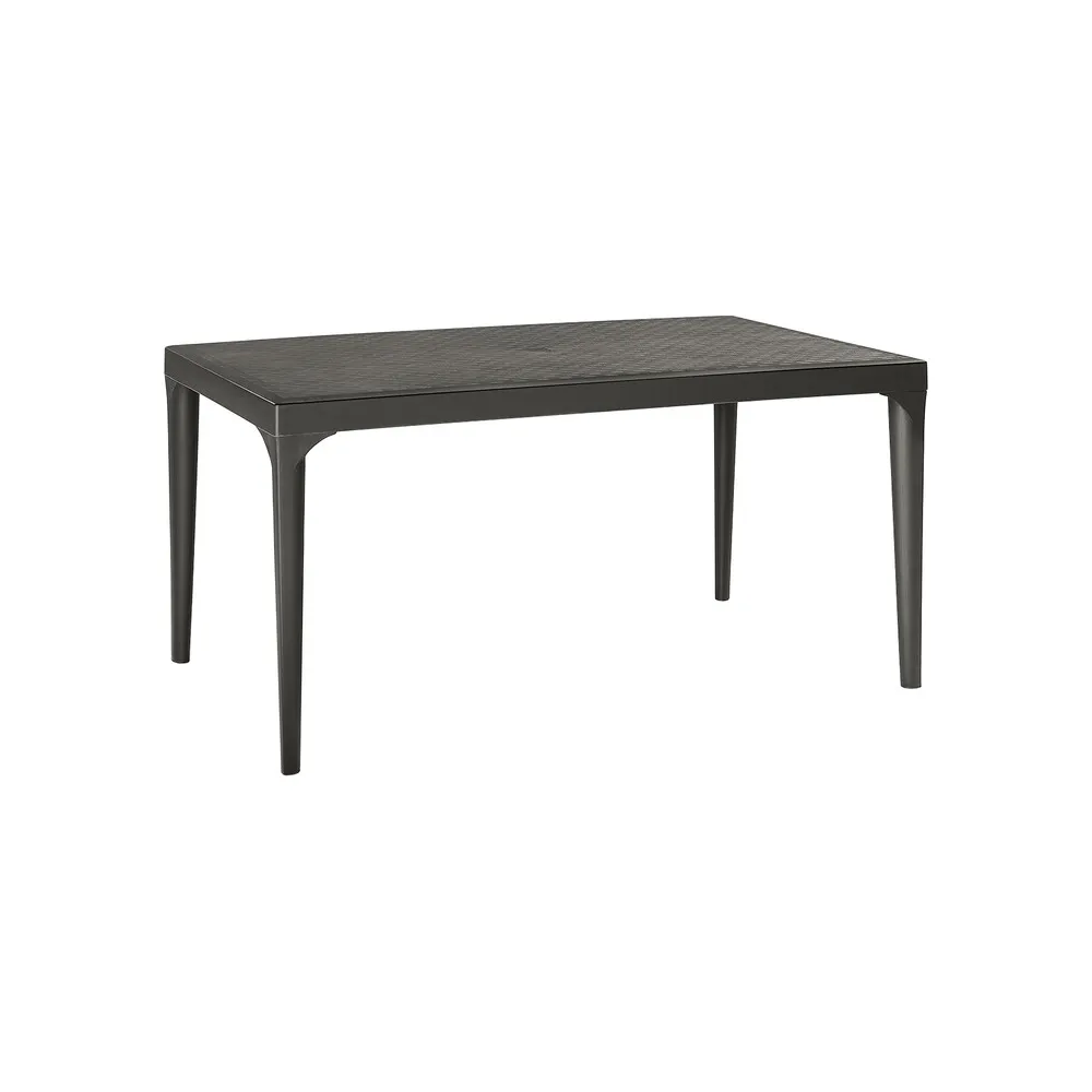 TAVOLO RESINA OSLO 150X90XH74 CM ANTRACITE TAVOLO RESINA OSLO 150X90XH74 CM ANTRACITE