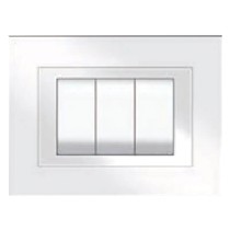 PLACCA COLORE BIANCO 'ELITE' 3 posti - 5703/AW