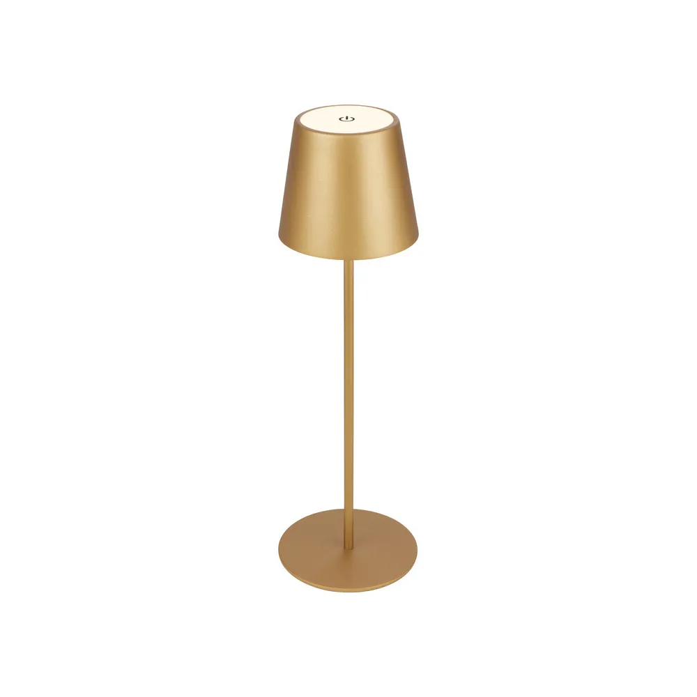 LAMPADA DA TAVOLO BT10009 BATT RICARIC ORO LAMPADA DA TAVOLO BT10009 BATT RICARIC ORO
