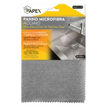 PANNO MICROFIBRA PER SUPERFICI METALLO cm 35 x 30