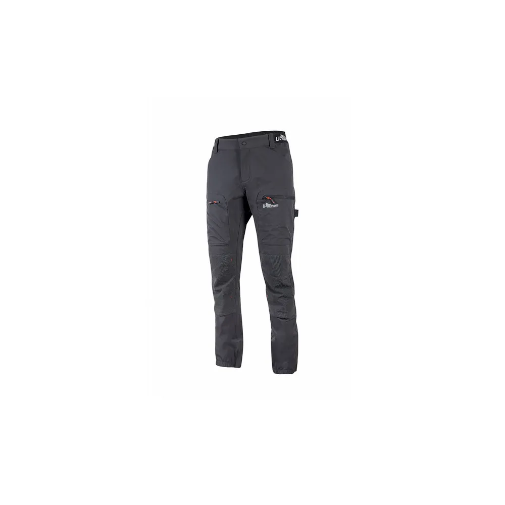 U-POWER PANTALONE ESTIVO HARMONY SLIM GRIGIO TG.XL