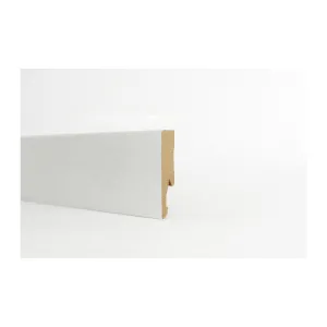 BATTISCOPA  60X14 MM MDF 240 CM BIANCO (10