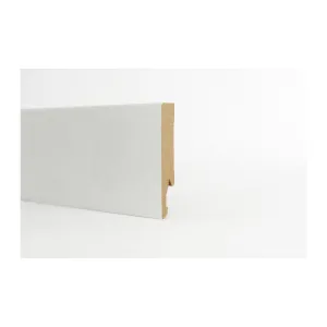BATTISCOPA 100X14 MM MDF 240 CM BIANCO (5