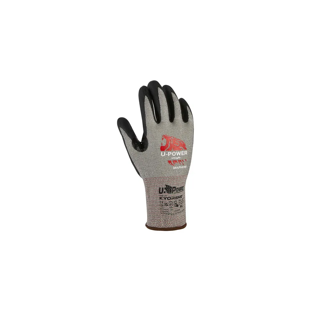 U-POWER GUANTI HIGH GRIGIO NERO TAGLIA  9 (12