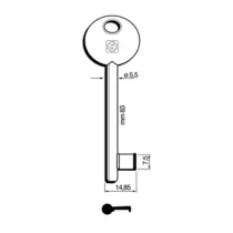 CHIAVI SILCA PATENT BON-P/PARI 6P2S BZ (5