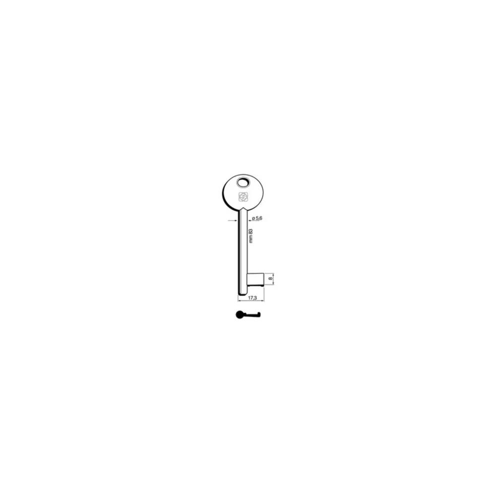 CHIAVI SILCA PATENT BONAITI PARI 6P3D BZ (5 CHIAVI SILCA PATENT BONAITI PARI 6P3D BZ (5